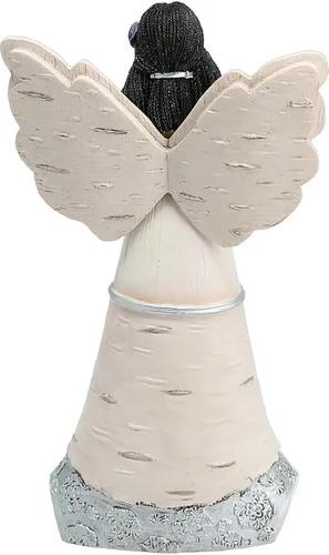Miniatura 3 de Pavilion Gift Company 82433 Bless This Home - Figura de ángel ébano de 6 pulgadas, color crema
