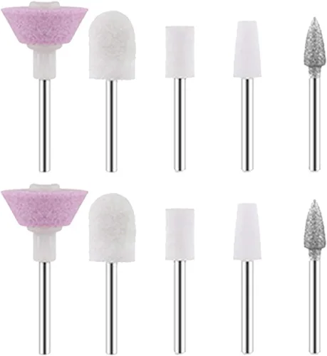 Miniatura 7 de 6 unidades de repuesto para limas de uñas compatibles con kit de uñas Finish Touch Flawless