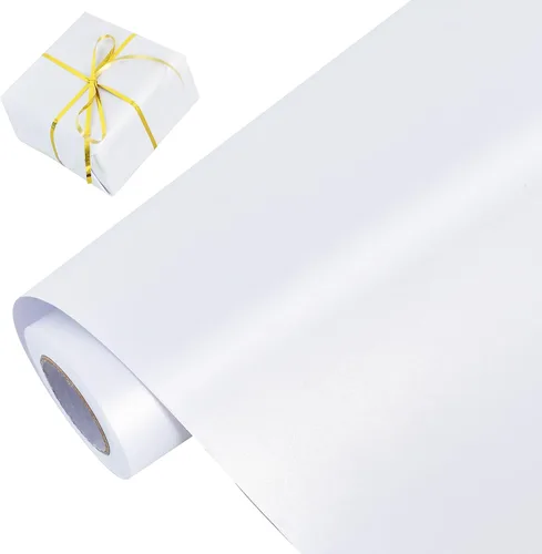 Miniatura 14 de BEISHIDA Papel de regalo verde oscuro, papel de regalo de color sólido con brillo perlado, papel de regalo mate, papel de embalaje para bodas