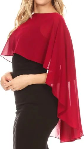 Miniatura 3 de Sakkas Anya - Abrigo de gasa suave para mujer, para boda, dama de honor, bolero