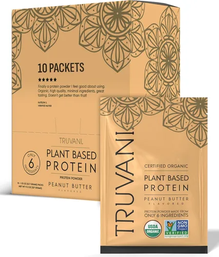 Miniatura 11 de TRUVANI – Polvo de proteína a base de plantas – Proteína orgánica certificada USDA en polvo, vegano, sin OMG, sin gluten
