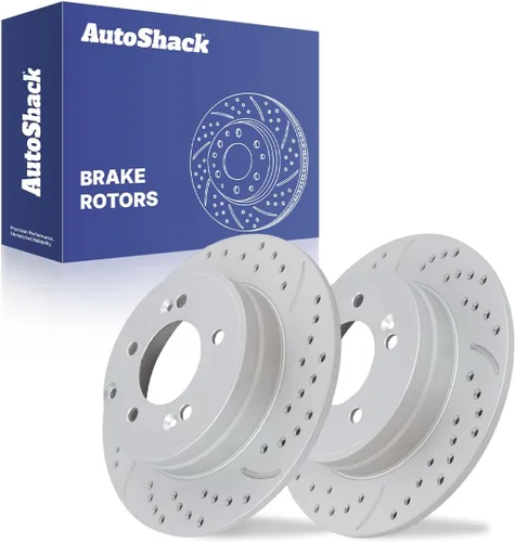 Miniatura 11 de AutoShack Rotores de Freno Trasero de Reemplazo para 2011-2019 Hyundai Sonata 2012-2017 Azera 2016-2018 Tucson 2011-2020 Kia Optima 1.6L 2.0L 2.4L