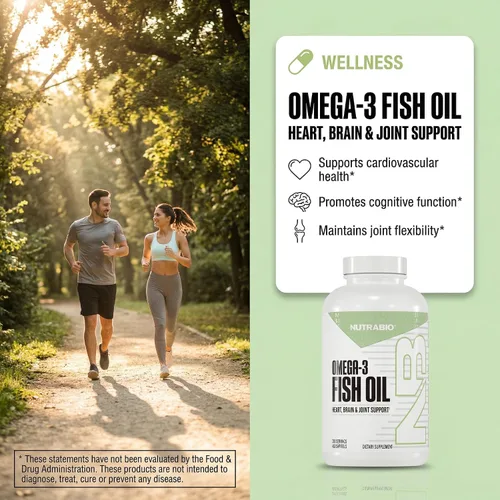 Miniatura 3 de NutraBio Suplementos de aceite de pescado Omega 3, 2,000 mg, 400 cápsulas blandas - Suplemento de ácidos grasos EPA DHA Omega 3 para ayudar a