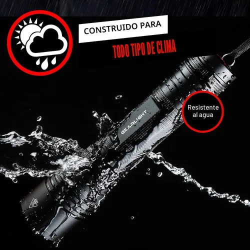 Miniatura 4 de GearLight S2000 - Linterna LED de alto lúmen, súper brillante, potente, táctica de tamaño mediano para actividades al aire libre y uso de emergencia