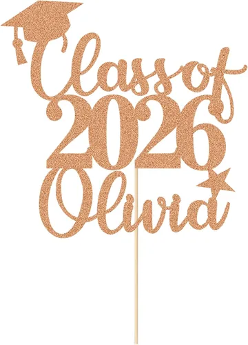 Decoración para tarta de graduación 2025 personalizada para la clase de 2025 Felicidades 2025, regalo para graduación de graduación, decoración de