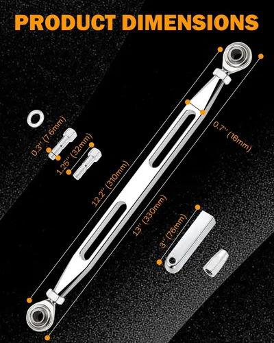 Miniatura 2 de PBYMT enlace de cambio compatible con Harley 1986-2019