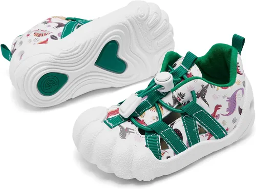Miniatura 4 de Engtoy Zapatos de calcetín para bebés, zapatos para caminar para niños y niñas, zapatillas de cinco dedos cerrados, sin cordones