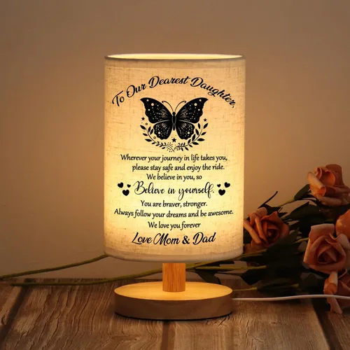 Miniatura 18 de WSYEAR Regalos Personalizados del Día del Padre y Cumpleaños para Papá de Esposa e Hija, Regalos Personalizados para Papá de Hijo e Hijos, Placa