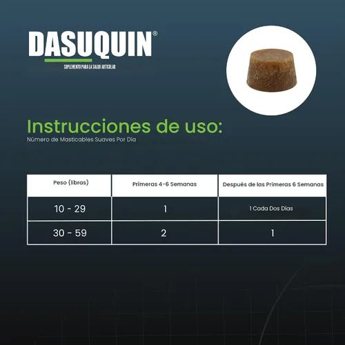 Miniatura 8 de Nutramax Dasuquin para perros pequeños a medianos, suplemento de salud articular, contiene glucosamina para perros, además de condroitina, ASU