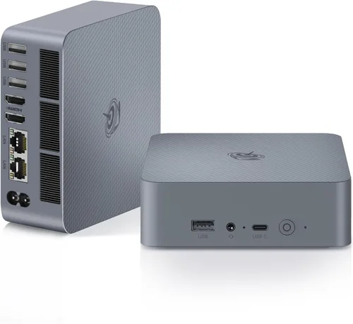 Miniatura 13 de Mini PC Beelink EQR5 con AMD Ryzen 5 Pro 5650U (6C/12T, hasta 4.2 GHz), 16 GB DDR4, 500 GB SSD PCIE3.0, Mini Computadora con Dual LAN, Soporta