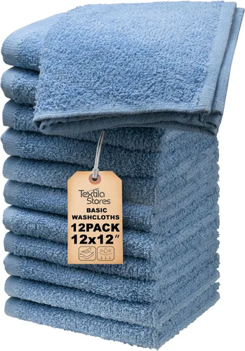 Miniatura 15 de Toallas de baño básicas medianas de 24 x 48 pulgadas, paquete de 6, color beige, suaves y absorbentes, toallas de algodón multiusos para baño, spa