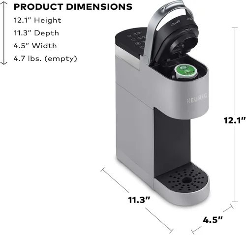 Miniatura 7 de Keurig K-Suite Premium - Cafetera de hospitalidad en la habitación, taza individual, plata/negro