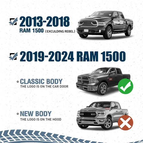 Miniatura 2 de Hooke Road Parachoques delantero Ram 1500 con placa de cabrestante y luces LED para Dodge Ram 1500 2013-2018 (excluye Rebel) y camioneta Ram 1500