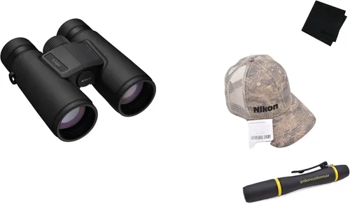 Miniatura 2 de Kit de prismáticos Nikon Monarch M5 Prismáticos 8x42 con sombrero marrón, Lens Pen y microfibra Gritr Ópticas impermeables y antiniebla de alta