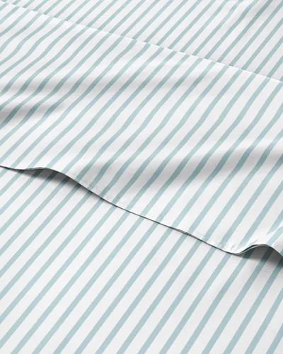 Miniatura 30 de Sábanas con patrón de puntos azules, 1 sábana encimera, 1 sábana bajera y 1 funda de almohada con bolsillos profundos, ropa de cama con estampado