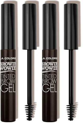 Miniatura 7 de L.A. COLORS Browie Wowie - Gel para cejas tintado, marrón oscuro CBG413
