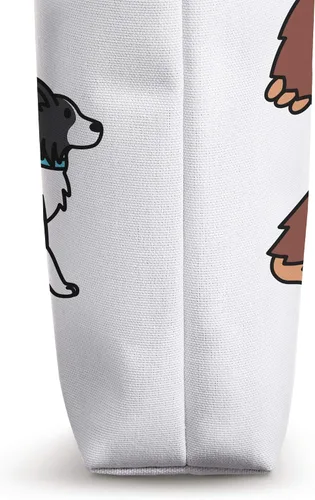 Miniatura 3 de Bigfoot Sasquatch Border Collie - Bolsa de mano para perros