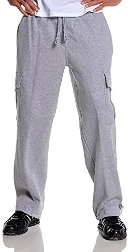 Miniatura 6 de Pro Club - Pantalones cargo de vellón pesado para hombre