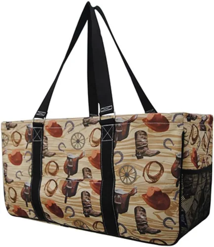 Miniatura 66 de NGIL Bolsa de comestibles reutilizable extra grande plegable de gran tamaño para comestibles, almacenamiento, picnic, playa, Flecha-negro