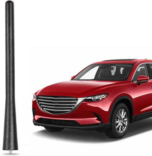 Anina Mástil de antena de coche de 7 pulgadas para Mazda 3, 5, 6, CX-7 2004-2012 - Antena de goma de radio AM/FM - A prueba de lavado de autos