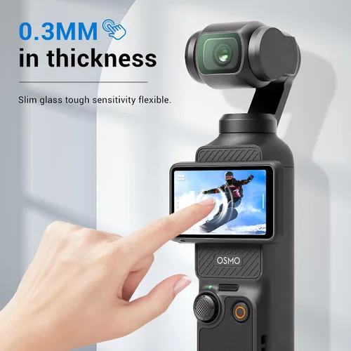 Miniatura 2 de CYNOVA DJI Osmo Pocket 3 Protector de Pantalla, Protector de Lente para DJI Osmo Pocket 3 Accesorios con Película de Pantalla LCD de Vidrio