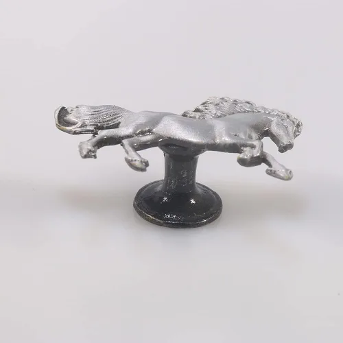 Miniatura 6 de 6 pomos en forma de caballo, manija de puerta, armario, cajón, aparador, pomos de un solo agujero, manijas para muebles de cocina, armario, armario