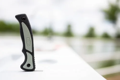 Miniatura 7 de Old Timer Trail Boss Cuchillo de filete de 5.25 pulgadas con hoja fija de acero inoxidable, construcción de espiga completa, mango ergonómico