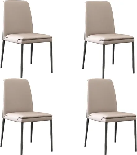 Miniatura 10 de Sillas de cocina de comedor, sillas de comedor con patas de metal, sala de estar, comedores apilables, silla de cocina, silla de comedor al aire