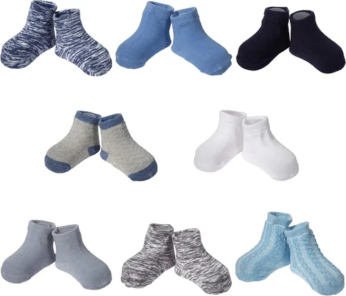Miniatura 2 de Little Me Calcetines para bebés de ajuste holgado y cómodo multicolor de 0 a 12 meses de EE UU Multi