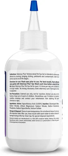 Miniatura 4 de Vetericyn Plus Pet Eye Gel Alternativa de ungüento para ojos de perros y gatos para lubricar y aliviar irritaciones y abrasiones oculares, reducir