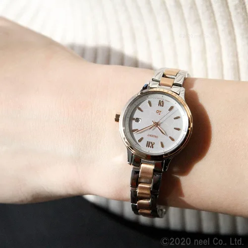 Miniatura 3 de Orient RN-WG0415A iO Ladies Metal Natural & Plain Solar Reloj Enviado desde Japón, Moderno