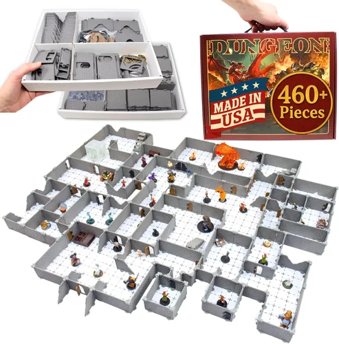 Miniatura 10 de Dirt Cheap Dungeons Mini Ruins Kit TT RPG Terrain Building para Calabozos y Dragones, Pathfinder, Juegos de Guerra y mucho más