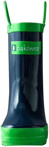 Miniatura 4 de OAKI Botas de lluvia de goma impermeables para niños con asas fáciles de poner