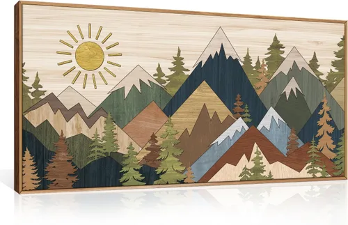 Miniatura 27 de Arte de Pared de Lienzo Enmarcado con Grandes Pinceladas Abstractas, Decoración de Pared Azul Marino Neutro, Pintura de Pared Moderna en Tonos