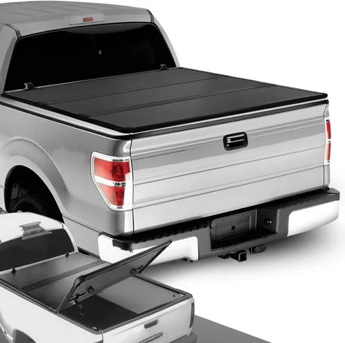 Miniatura 19 de DNA MOTORING Nueva actualización de cubierta para caja de camioneta rígida, de tres pliegues, compatible con plataforma de 6.5 pies, de modelos