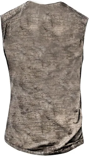 Miniatura 2 de Ymosrh Men's Gym Tank Tops Top Large Size Casual Breathable Sleeveless Top Loose Print Tank Top Man Shirt Tank Top