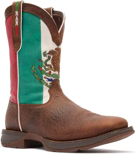 Miniatura 7 de Durango Botas Western Rebel By Durango con la bandera de México para hombre