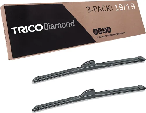 Miniatura 52 de TRICO Gold 21" + 19" Juego de 2 limpiaparabrisas de repuesto automotriz de primera calidad, limpiaparabrisas de haz para lado del pasajero