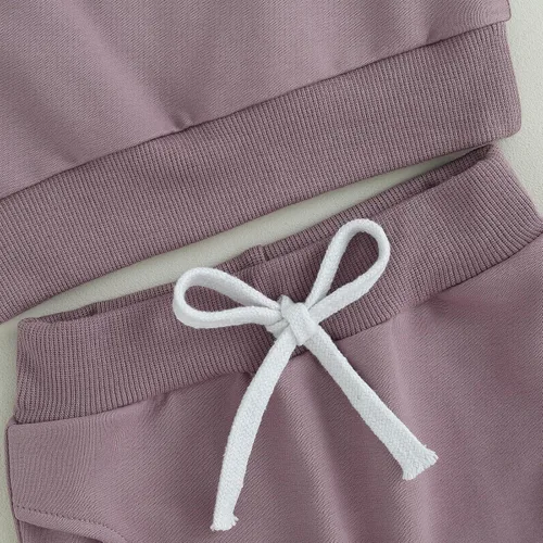 Miniatura 31 de Conjunto de sudadera con estampado para bebé y niña, sudadera larga para otoño e invierno