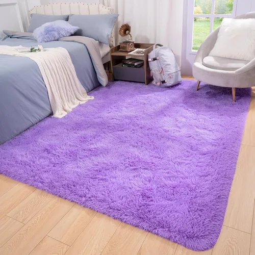 Miniatura 3 de Softlife - Alfombras ultrasuaves y esponjosas para dormitorio de niños y niñas, cuarto de bebé, alfombra de 3 x 5 pies, moderna, de felpa