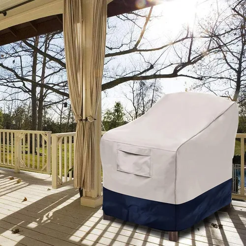 Miniatura 8 de Vailge Fundas para sillas de patio, fundas para asiento profundo de salón, resistentes e impermeables, fundas para muebles de patio al aire libre