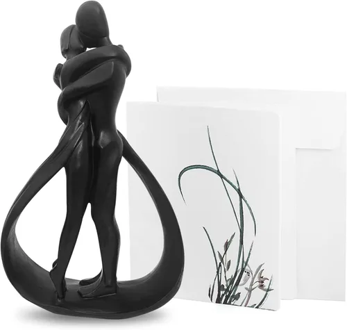 Esculturas modernas de resina para parejas, decoración del hogar, regalo romántico para bodas, día de San Valentín y aniversarios, figura decorativa
