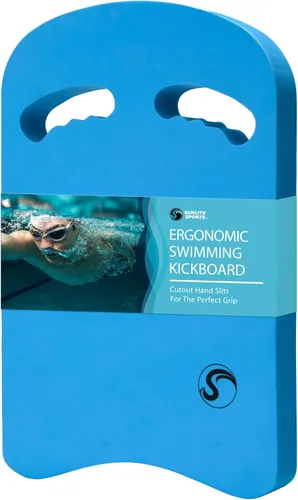 Miniatura 14 de Sunlite Sports Swimming Kickboard - One Size Fits All - A Great Training Aid for Children and Adults 5) Estándar Ergo Rojo