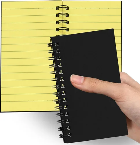 Miniatura 37 de Jutom 2 cuadernos pequeños en espiral, blocs de notas de 3 x 5 pulgadas, cuadernos de bolsillo pequeños a granel, mini bloc de notas con páginas