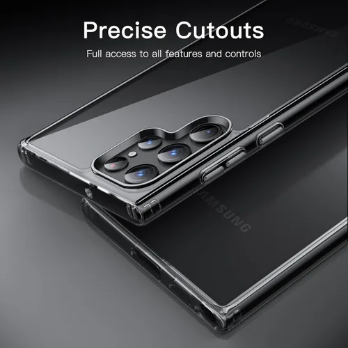 Miniatura 6 de JETech Funda para Samsung Galaxy S22 Ultra 5G de 6.8 pulgadas, no amarillenta a prueba de golpes, funda protectora para teléfono, parte trasera