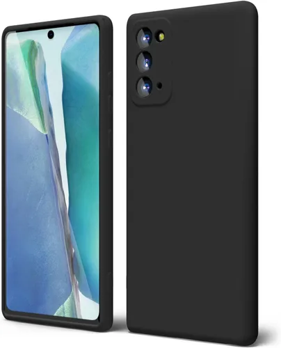 Miniatura 35 de oakxco Funda para teléfono Samsung Galaxy Note 20 Ultra de silicona líquida, bonita funda delgada y fina de goma suave TPU lisa y suave de gel