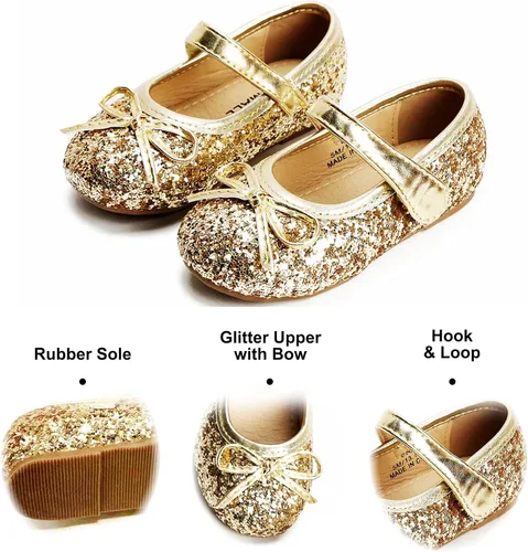 Miniatura 4 de Felix Flora - Zapatos de bailarina planos para niña Mary Jane pequeñoszapatos para niñasniños grandes