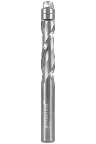 Miniatura 4 de YONICO Broca de carburo sólido para enrutador de corte empotrado en espiral de 1/4 pulgadas con corte superior de 1/4 pulgadas 14119