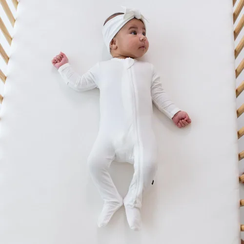 Miniatura 20 de KYTE BABY Pies unisex con cierre de cremallera, rayón hecho de bambú, 0-24 meses