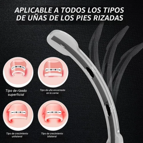 Miniatura 6 de Tratamiento de uñas encarnadas de aleación de titanio, herramientas de uñas y kit de eliminación de uñas encarnadas especialmente diseñado